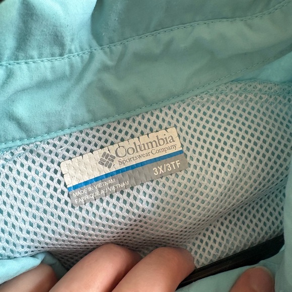 Columbia PFG Bahama II Long Sleeve Shirt in Clear Blue Size 3X - Picture 7 of 8